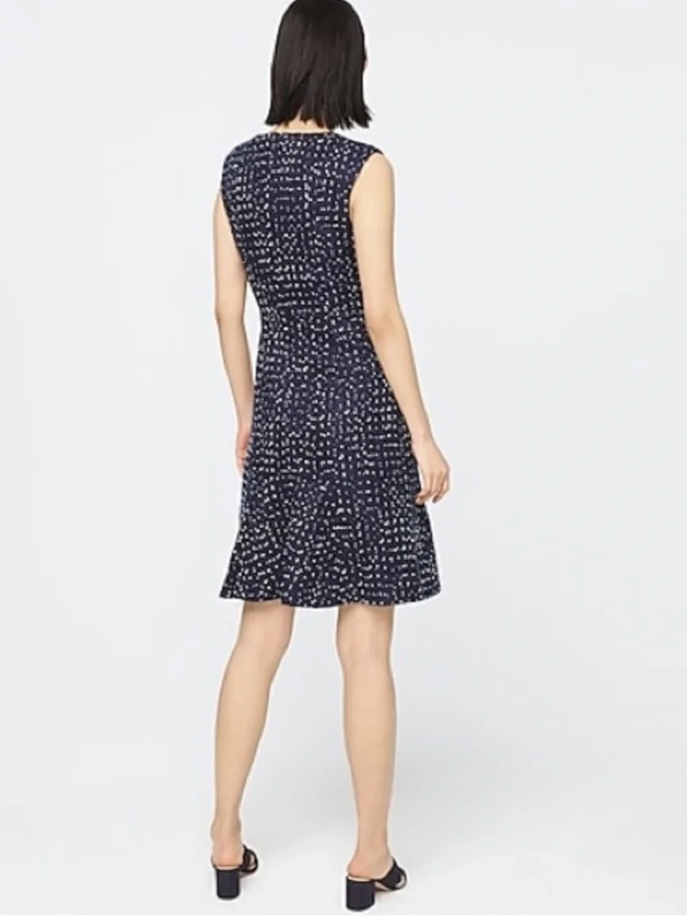 J. Crew NWT A-line dress in Spotted Tweed - Picture 3 of 12